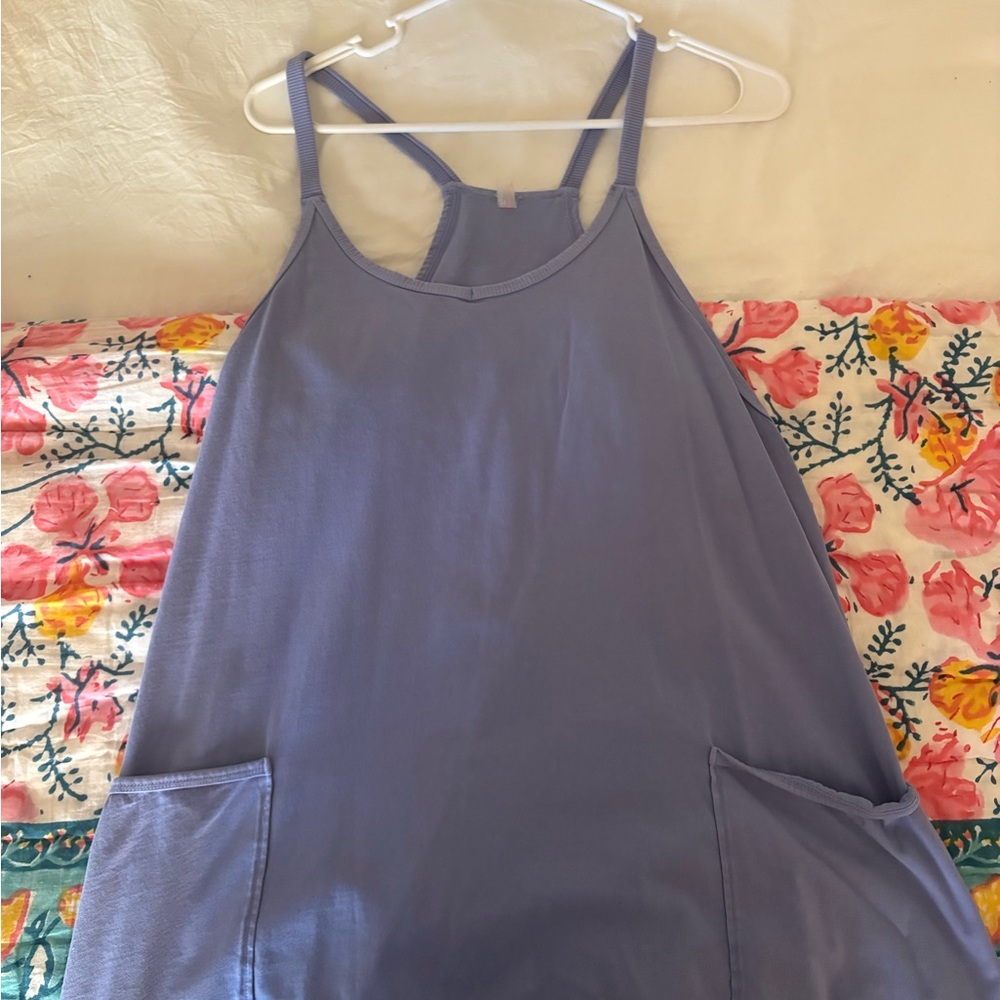 FP Movement by Free People Purple Hot Shot Mini Dress